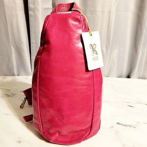 NWT HOBO 'Kiley' Fuchsia Sling Convertible Leather Backpack
